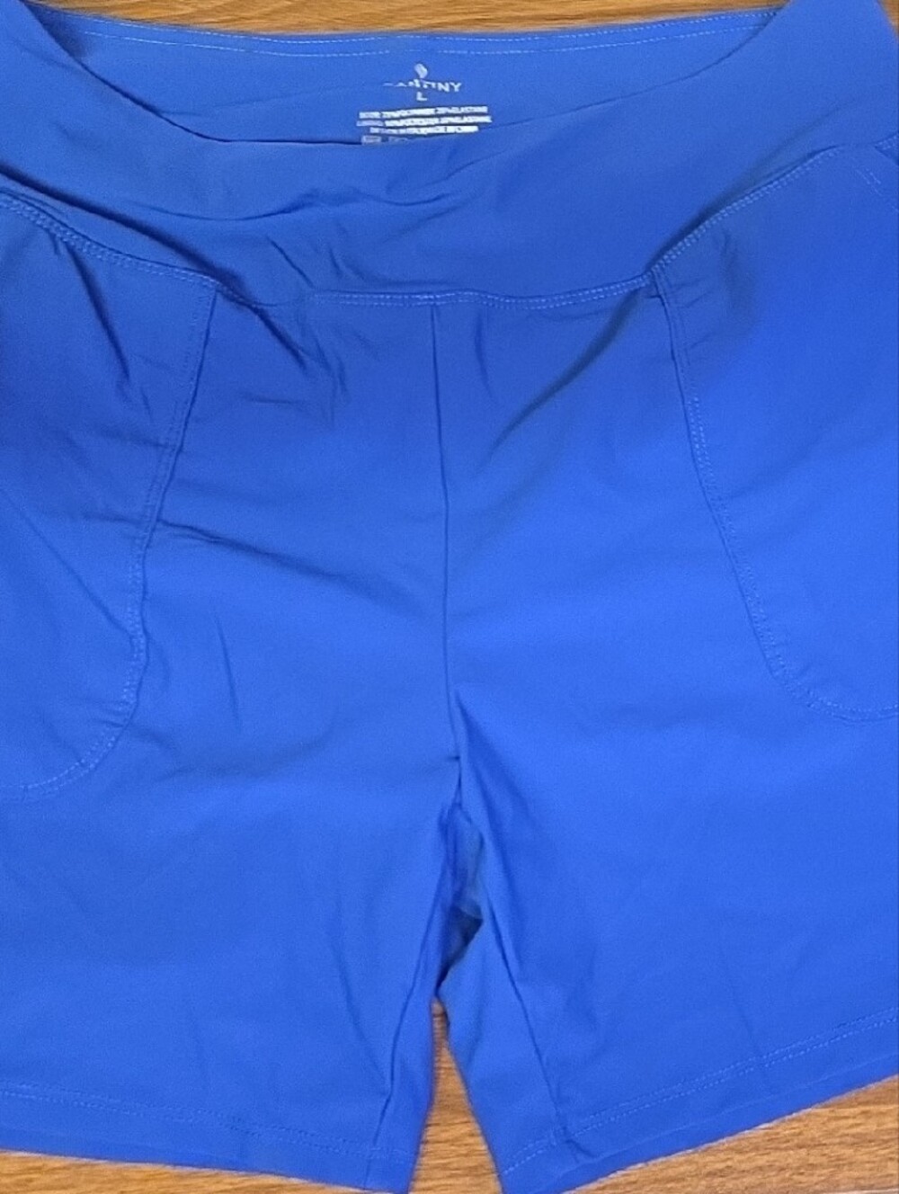 2 Pairs of Santiny 5" Swim/Athletic/Casual Shorts - Large